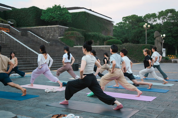 [제주=뉴시스] 제주도 민속자연사 박물관 요가·명상 프로그램. (사진=제주도 제공) photo@newsis.com *재판매 및 DB 금지