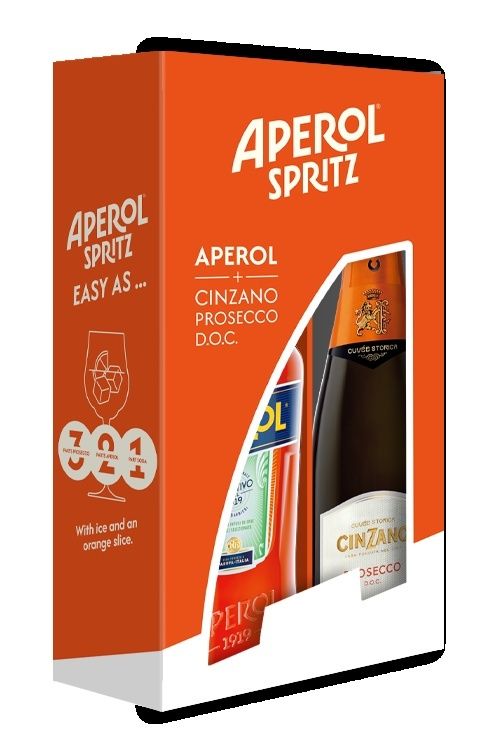 [서울=뉴시스] 리뉴얼한 '아페롤 스피리츠 듀오팩'.(사진=캄파리코리아 제공) *재판매 및 DB 금지