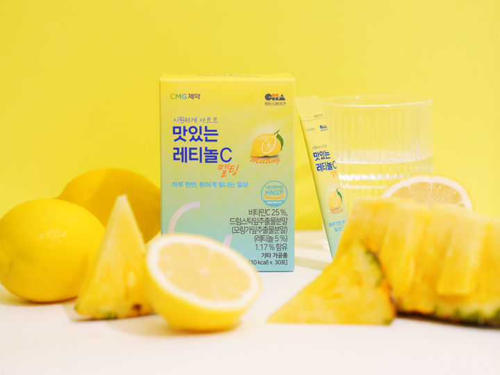 [서울=뉴시스] CMG제약 맛있는 레티놀C 멜팅 (사진=CMG제약 제공) 2025.08.20. photo@newsis.com *재판매 및 DB 금지