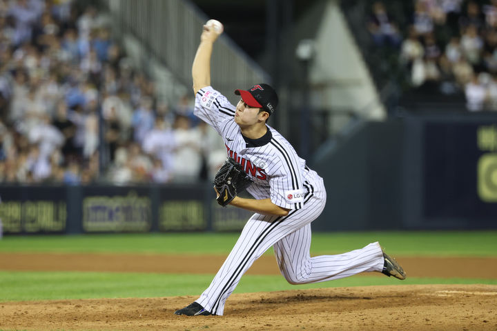 [서울=뉴시스] 프로야구 LG 트윈스의 김영우. (사진 = LG 트윈스 제공) *재판매 및 DB 금지