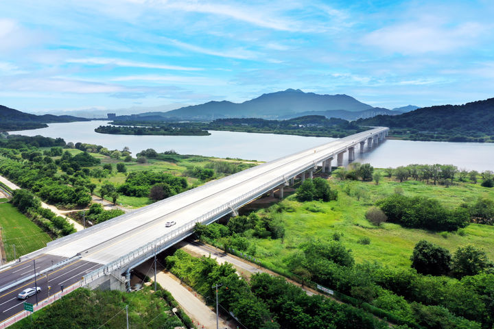 [구미=뉴시스] 5공단 진입도로 개통. (사진=구미시 제공) 2025.08.20 photo@newsis.com *재판매 및 DB 금지