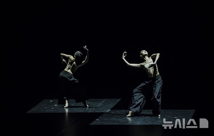 [서울=뉴시스]강효형의 '요동치다' 공연 장면. (사진=국립발레단 제공)