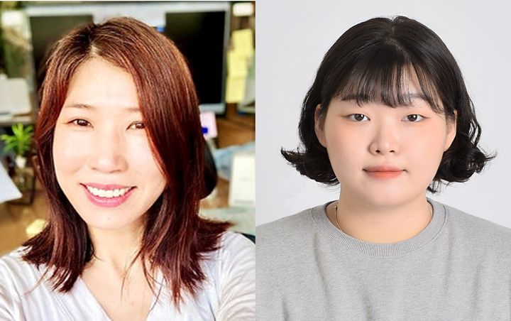 [인천=뉴시스] 손세진(왼쪽부터) 생명과학과 교수, 최혜용 석박사 통합과정 학생. (사진=인하대 제공) 2025.08.20. photo@newsis.com *재판매 및 DB 금지