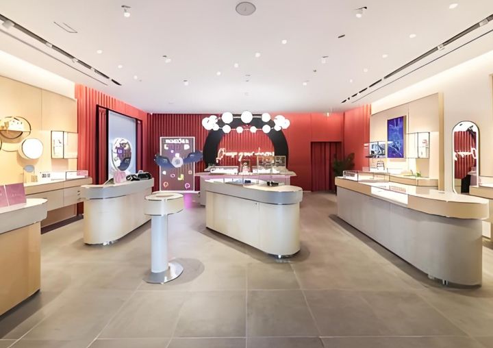 [서울=뉴시스] 덴마크 주얼리 브랜드 판도라가 중국 본토 브랜드와의 경쟁 심화 속에 매장 축소와 인력 구조조정에 나섰다. 판도라 중국 매장의 모습. <사진출처: 웨이보> 2025.08.20