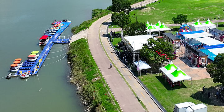 [울산=뉴시스] 태화강수상스포츠센터. (사진=울산시설공단 제공) 2025.08.20. photo@newsis.com *재판매 및 DB 금지