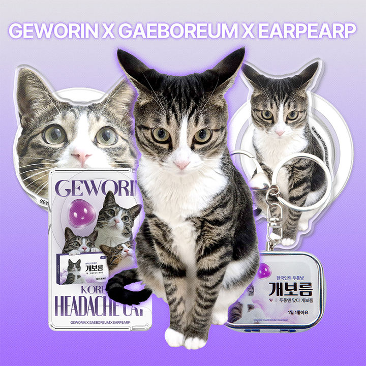 [서울=뉴시스] 게보린 앰버서더 '개보름'과 함께한 콜라보 굿즈 (사진=삼진제약 제공) 2025.08.20. photo@newsis.com *재판매 및 DB 금지