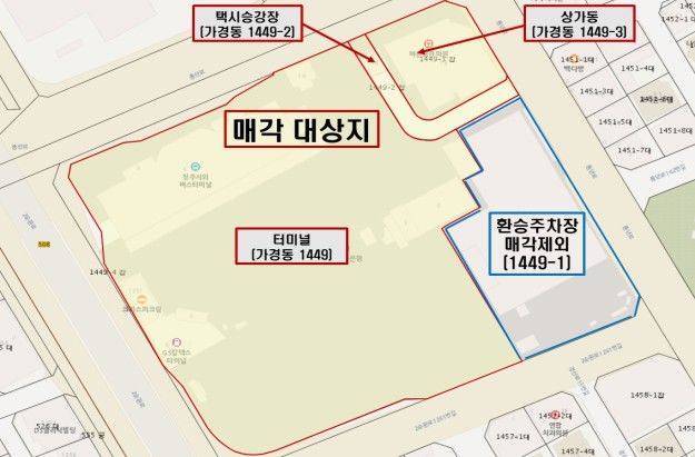 [청주=뉴시스] 충북 청주시 시외버스터미널 부지. (사진=청주시 제공) photo@newsis.com *재판매 및 DB 금지