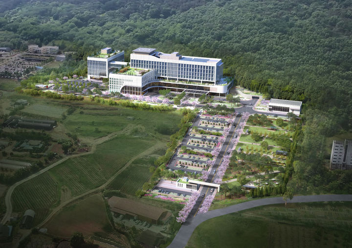 [홍성=뉴시스] 아산 경찰병원 조감도. *재판매 및 DB 금지