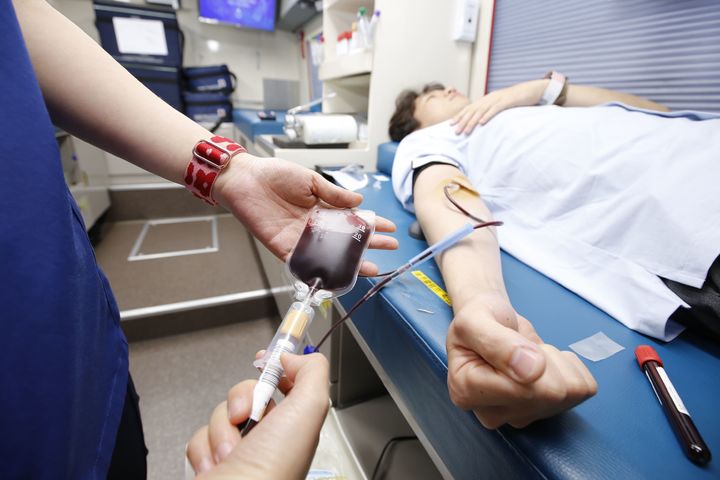 [서울=뉴시스] 광동제약은 따뜻한 나눔을 실천하기 위한 '사랑의 헌혈 캠페인'을 마무리했다고 20일 밝혔다. 헌혈 참여 모습. (사진=광동제약 제공) 2025.08.20. photo@newsis.com *재판매 및 DB 금지