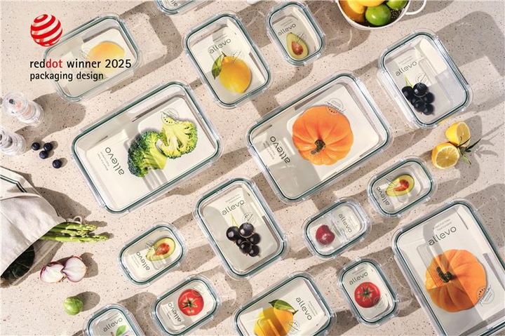 [서울=뉴시스] 현대홈쇼핑은 자체 브랜드(PB) '알레보'의 대표 제품인 '브리앙 풀트라이탄 밀폐용기'가 올해 레드닷 디자인 어워드의 브랜드&커뮤니케이션 부문에서 본상을 받았다고 21일 밝혔다. (사진=현대홈쇼핑 제공) *재판매 및 DB 금지