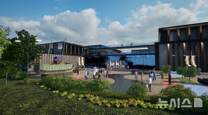 [광주=뉴시스] 완도군은 21일 완도군 청해진 유적지 일원 4만6886㎡ 부지에 오는 2030년 개관을 목표로 국립해양수산박물관을 조성한다고 밝혔다. (사진=완도군 제공). 2025.08.21. photo@newsis.com *재판매 및 DB 금지