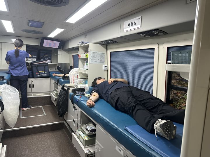 [합천=뉴시스] 합천군 '헌혈의 날'. (사진=합천군 제공) 2025.08.21. photo@newsis.com *재판매 및 DB 금지