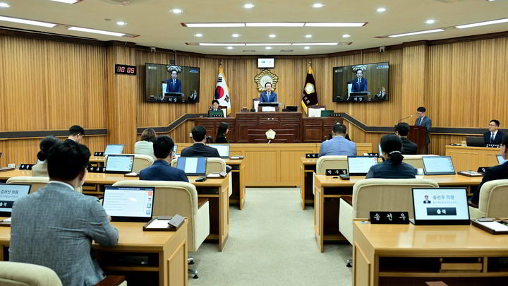 [목포=뉴시스] 목포시의회 본회의장. photo@newsis.com *재판매 및 DB 금지