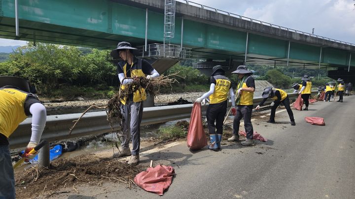 평창군시설관리공단, 가평군 수해 피해복구 모습. *재판매 및 DB 금지
