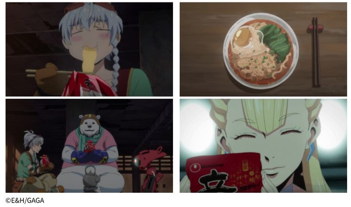 농심 재팬에서 공개한 디즈니플러스 불릿/불릿 내 신라면 제품 등장 장면. ©E&H/GAGA (사진=농심 재팬) *재판매 및 DB 금지 *재판매 및 DB 금지