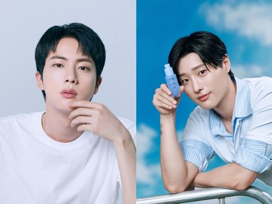 [서울=뉴시스]아모레퍼시픽의 라네즈는 지난해 방탄소년단 멤버 진을 글로벌 엠버서더로 기용했고, 한율도 가수 우즈를 모델로 발탁했다.(사진=아모레퍼시픽 제공) *재판매 및 DB 금지