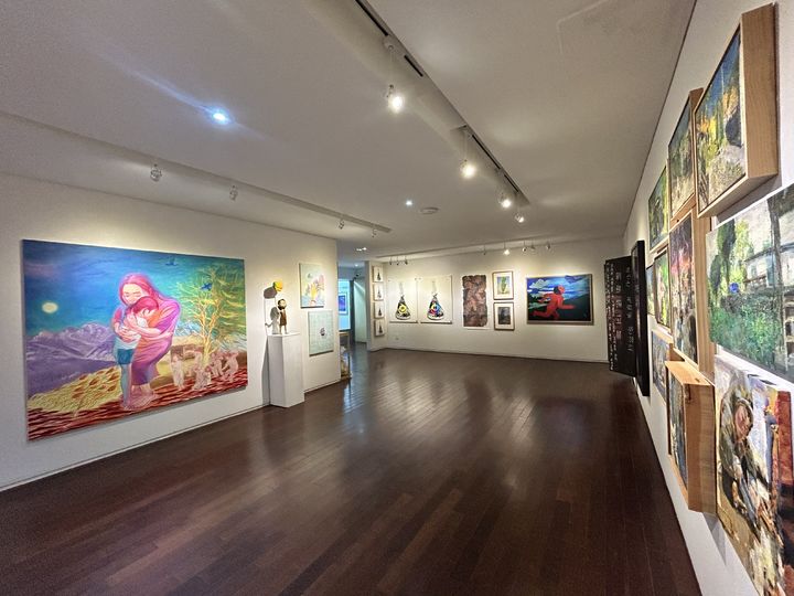 [서울=뉴시스] 인사동 갤러리 인덱스서 열리는 'The K -' 전시 현장 (사진=천도교중앙총부 제공) 2025.08.21. photo@newsis.com *재판매 및 DB 금지