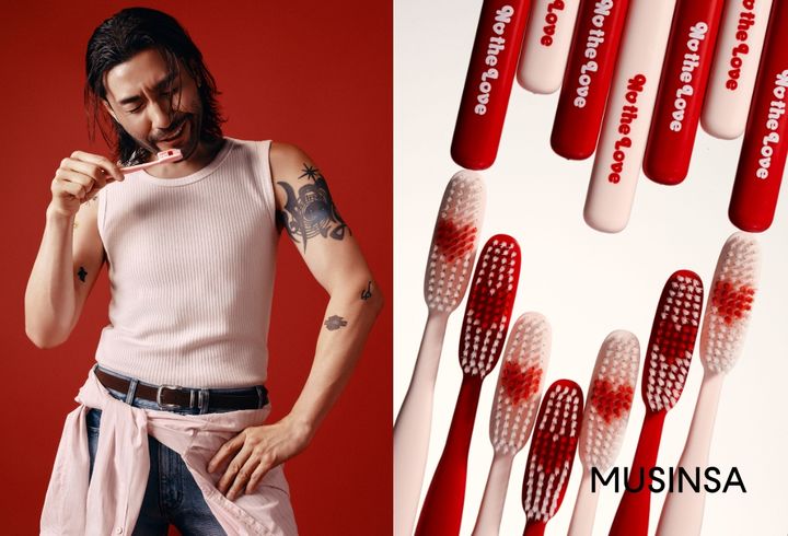 [서울=뉴시스] 무신사가 방송인 노홍철과 함께 라이프스타일 브랜드 '노 더 럽(No The Love)'을 론칭한다고 22일 밝혔다. (사진=무신사 제공) *재판매 및 DB 금지