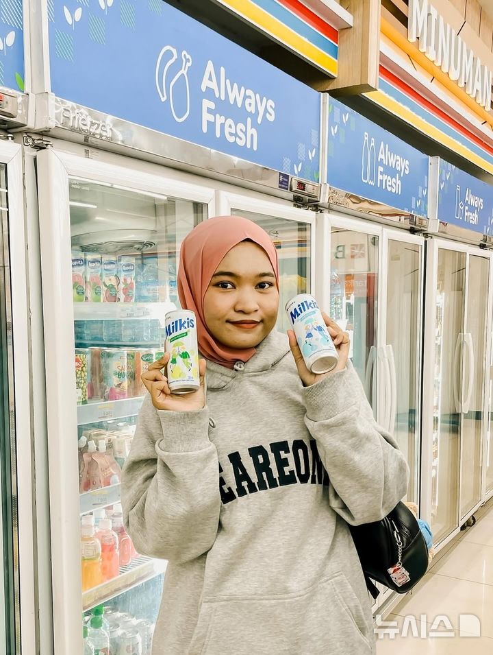 롯데칠성음료 밀키스, 인니 편의점 '인도마렛'에 입점