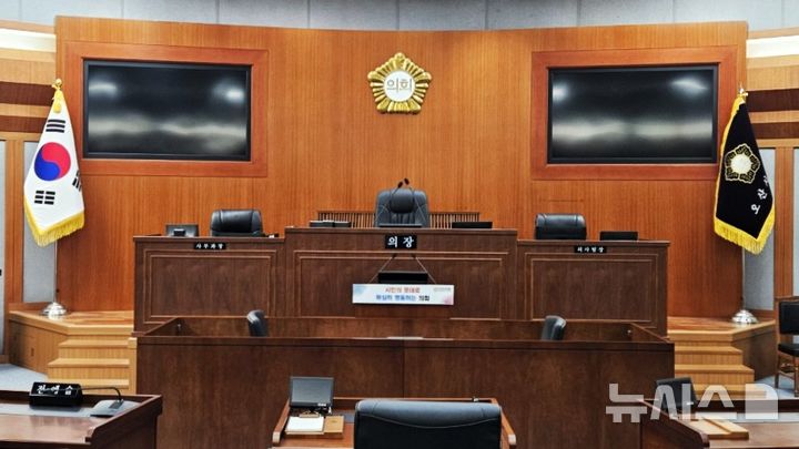 [오산=뉴시스] 오산시의회 본회의장 2025.08.22.photo@newsis.com 