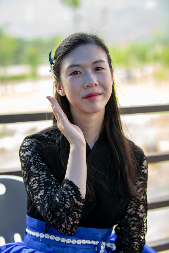 [서울=뉴시스] 발달장애인 최초 경기민요 전수자인 이지원씨 (사진=곽진숙씨 제공) 2025.08.22. photo@newsis.com *재판매 및 DB 금지