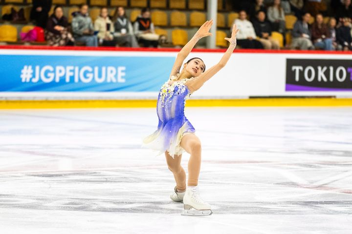 [서울=뉴시스]피겨 기대주 허지유, 국제대회 데뷔전 은메달. (사진=국제빙상경기연맹 소셜미디어 캡처) 2025.08.23. photo@newsis.com *재판매 및 DB 금지