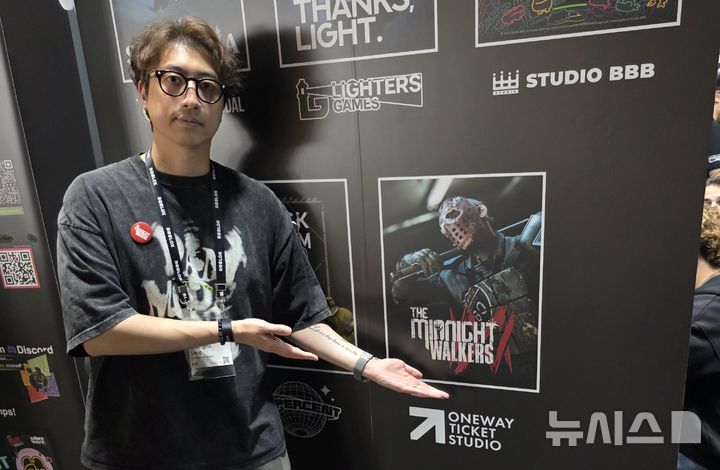 [쾰른(독일)=뉴시스]오동현 기자 = 송광호 원웨이티켓 스튜디오 대표가 24일 독일 쾰른 '게임스컴 2025'에서 뉴시스와 인터뷰를 진행했다. odong84@newsis.com