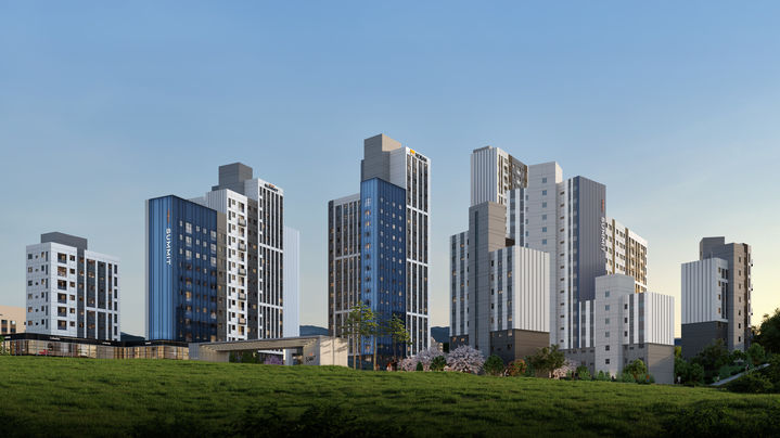 [서울=뉴시스] 호반건설이 조성할 서울 관악구 미성동 건영아파트 재건축 투시도. 2025.08.24. (자료=호반건설 제공) photo@newsis.com *재판매 및 DB 금지