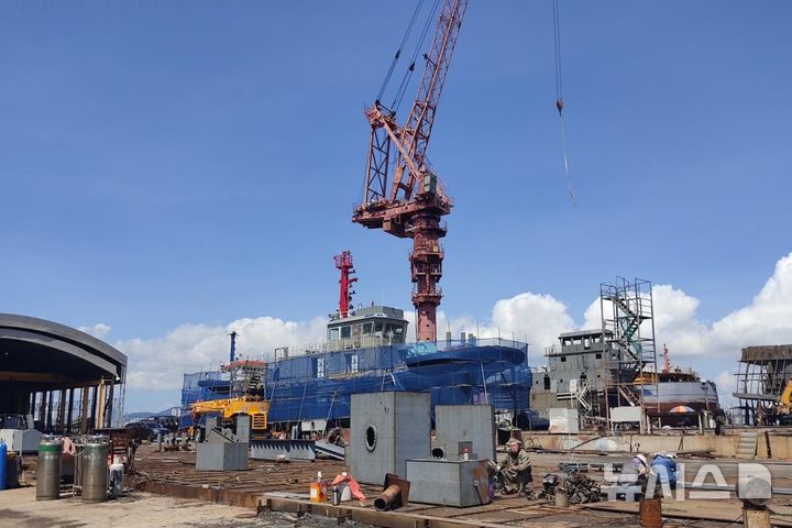 [서울=뉴시스] 한국해양교통안전공단(KOMSA)이 개소한 인천 만석·화수부두 선박검사장 전경.