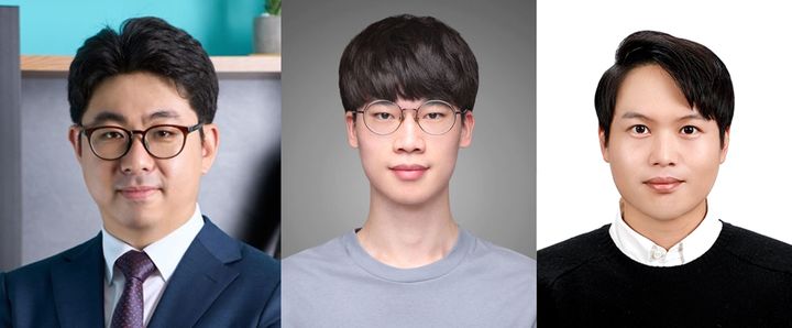 [울산=뉴시스] 울산과학기술원(UNIST) 연구진. 사진 좌측부터 이종원 교수, 김재성 연구원(제1저자), 유재연 연구원(제1저자). (사진=UNIST 제공) 2025.08.25. photo@newsis.com *재판매 및 DB 금지