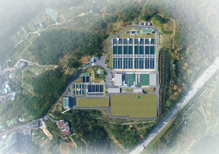 [진주=뉴시스]진주시, 현대화사업 정수장 조감도.(사진=진주시 제공).2025.08.25.photo@newsis.com *재판매 및 DB 금지