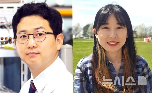 [포항=뉴시스] 송종욱 기자 = 포스텍 기계공학과 진현규 교수, 김민영 박사 연구팀이 신소재공학과 이동화·최시영 교수, 미국 오하이오 주립대 조셉 헤레만스 교수와 함께 '산소의 빈자리'라는 미세한 결함을 조절해 버려지는 열로 전기를 만드는 기술 성능을 획기적으로 높였다. 사진은 포스텍 기계공학과 진현규(왼쪽) 교수와 김민영 박사. (사진=포스텍 제공) 2025.08.25. photo@newsis.com
