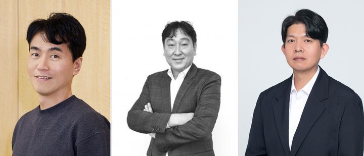 [서울=뉴시스] 왼쪽부터 곽태호 AX연구소장, 송하봉 교육사업 총괄 부문장, 김일경 DGP사업본부장. (사진=웅진 제공) 2025.08.25. photo@newsis.com *재판매 및 DB 금지