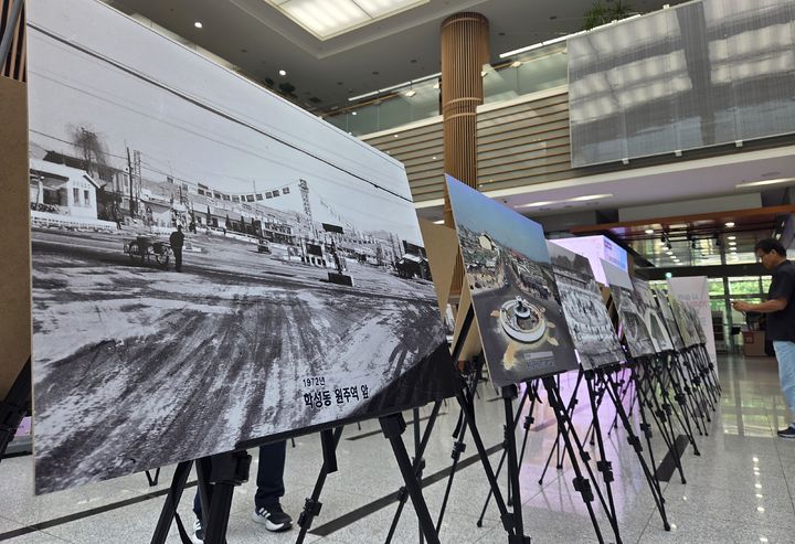 1972년 학성동 원주역 앞. *재판매 및 DB 금지