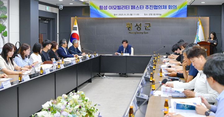 횡성 이모빌리티페스타 추진협의체 회의. *재판매 및 DB 금지