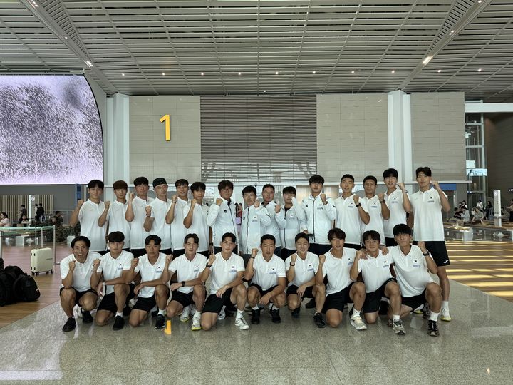 [서울=뉴시스] 한국 남자 하키 대표팀. (사진=대한하키협회 제공) *재판매 및 DB 금지