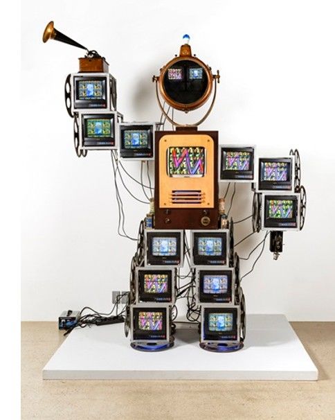 백남준, 1932-2006, <에디슨>, mixed media, 219×134×76cm, 1995 *재판매 및 DB 금지