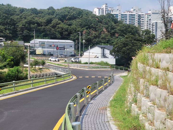 [용인=뉴시스]용인시 상하동 신설 도시계획도로.(사진=용인시 제공)2025.08.26.photo@newsis.com *재판매 및 DB 금지