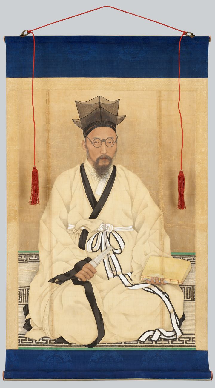 [서울=뉴시스] 보물 '황현 초상 및 사진'의 초상화 (사진=국가유산청 제공) 2025.08.26. photo@newsis.com *재판매 및 DB 금지