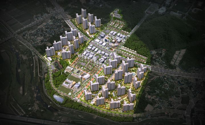 [아산=뉴시스] 탕정지구 도시개발사업 조감도.(사진=아산시 제공). 2025.08.26.photo@newsis.com&nbsp; *재판매 및 DB 금지