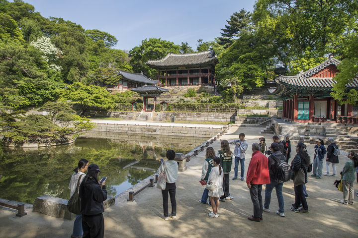 [서울=뉴시스] 2025년 봄 아침 궁을 깨우다 (사진=국가유산진흥원 제공) 2025.08.26. photo@newsis.com *재판매 및 DB 금지