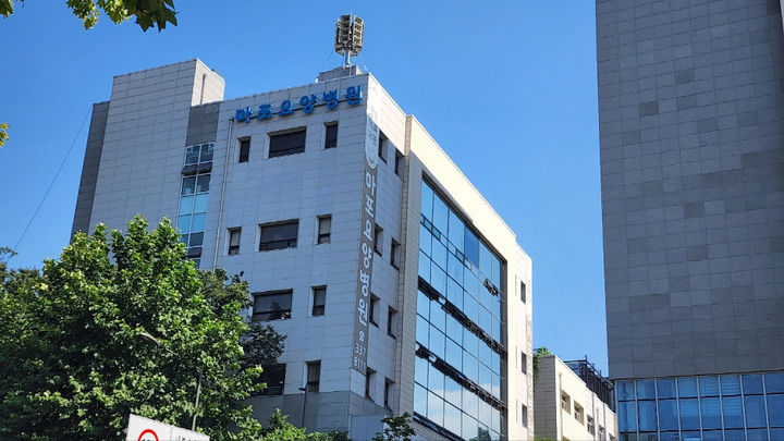 [서울=뉴시스] (좌)옛 마포구의회 건물을 사용하고 있는 마포요양병원 전경. 2025.08.26. (사진=마포구 제공) *재판매 및 DB 금지