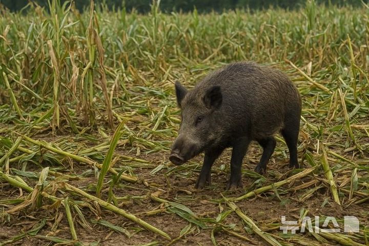 대전서 '멧돼지' 잇따라 출몰…한마리 포획, 두마리 도주