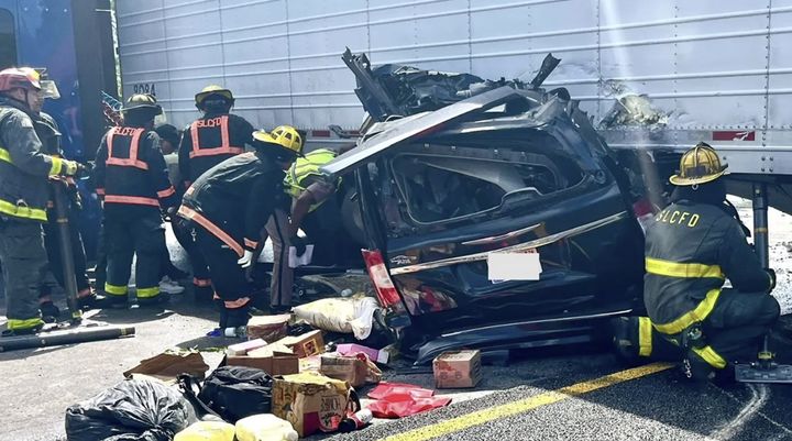 [뉴시스] 미국에서 불법 유턴을 하다 마주 오던 차량과 충돌해 3명을 숨지게 한 혐의로 기소된 불법 이민자 하진더 싱에 대한 선처 요구가 거세지고 있다. (사진=세인트 루시 카운티 경찰 제공) 2025.08.26 *재판매 및 DB 금지