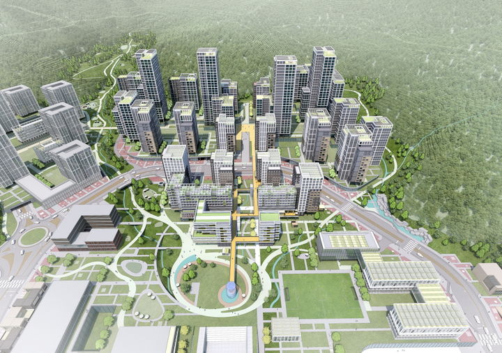 [서울=뉴시스] 구룡마을 조감도. 2025.08.27. (자료=서울시 제공) *재판매 및 DB 금지