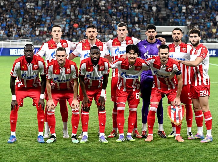 [서울=뉴시스]설영우의 즈베즈다. (사진=츠르베나 즈베즈다 소셜미디어 캡처) 2025.08.27. photo@newsis.com *재판매 및 DB 금지