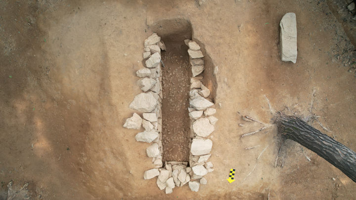 [용인=뉴시스]보라산 백제고분군 1호 석곽묘,(사진=용인시 제공02025.08.27.photo@newsis.com *재판매 및 DB 금지