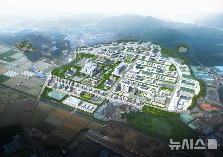 [함안=뉴시스] 경남 함안 군북일반산업단지 조감도. (사진=경남도 제공) 2025.08.27. photo@newsis.com