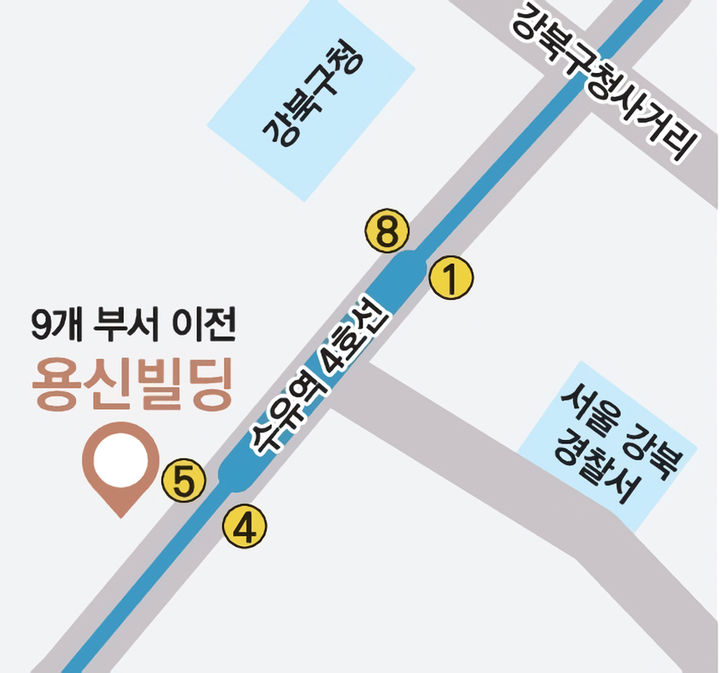 [서울=뉴시스] 용신빌딩 약도. 2025.08.27. (자료=강북구 제공) *재판매 및 DB 금지