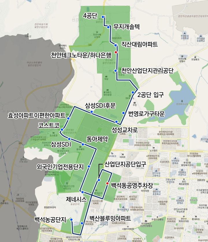 운행 노선도 *재판매 및 DB 금지